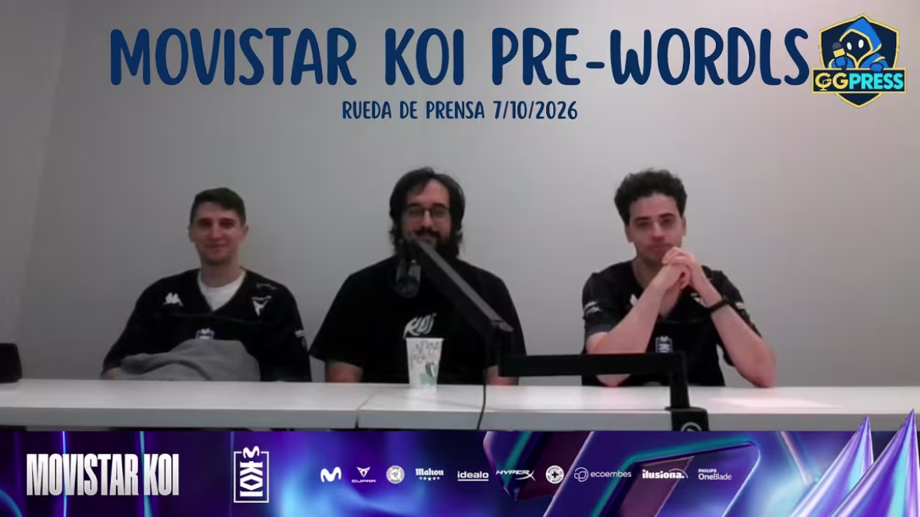 Rueda de prensa Movistar KOI Pre-Worlds | 7/10/2026